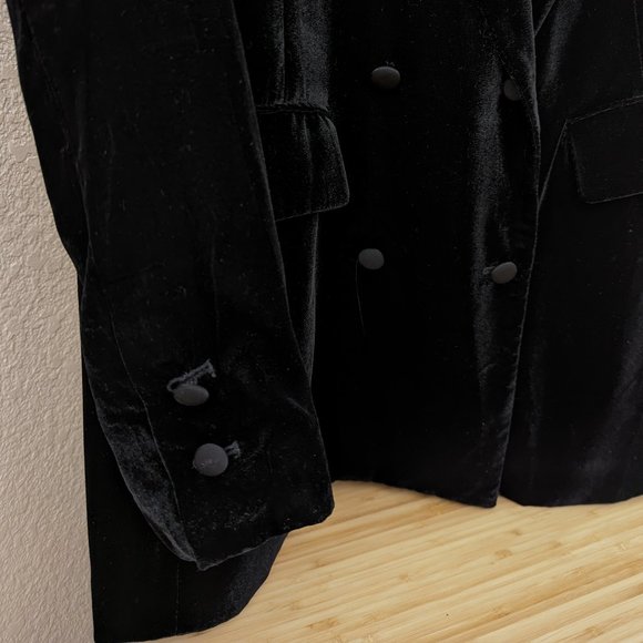 Zara Velvet Blazer - New Without Tags - Picture 3 of 4